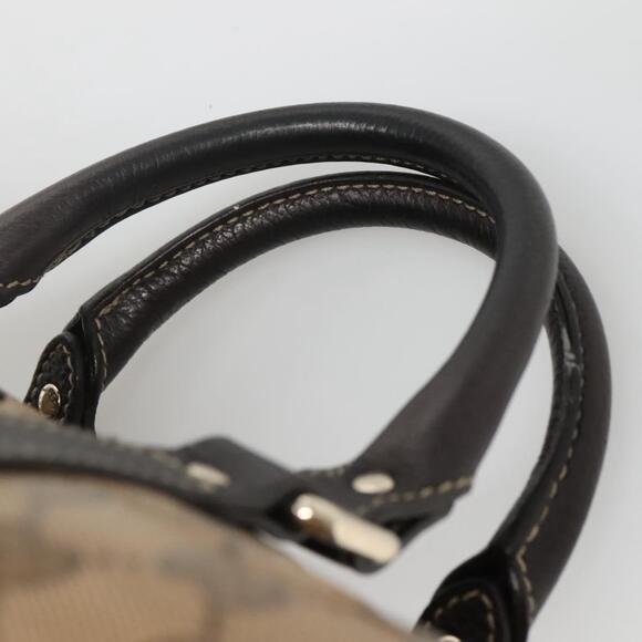 GUCCI GG Crystal Boston Bag Coated Canvas Outlet Beige Gold - Picture 8 of 16